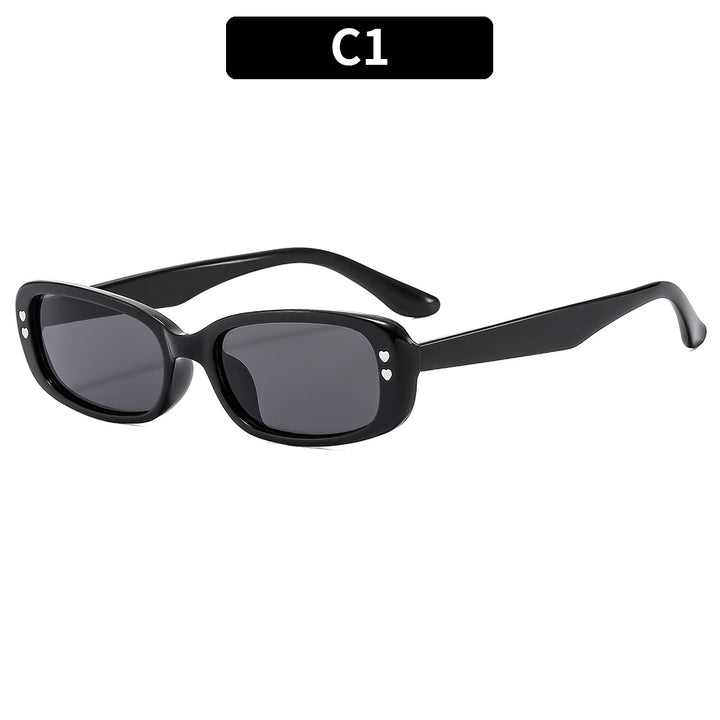 Classic Style Vintage-Inspired Square Frame Sunglasses
