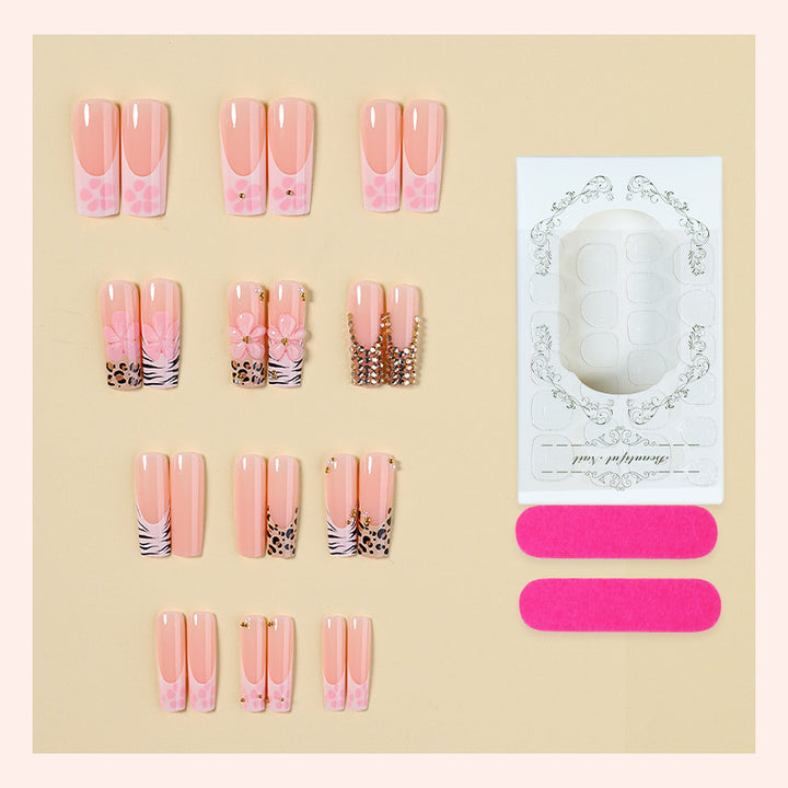 Elegant Decorative Press-On Nail Set kalsten 1788495542