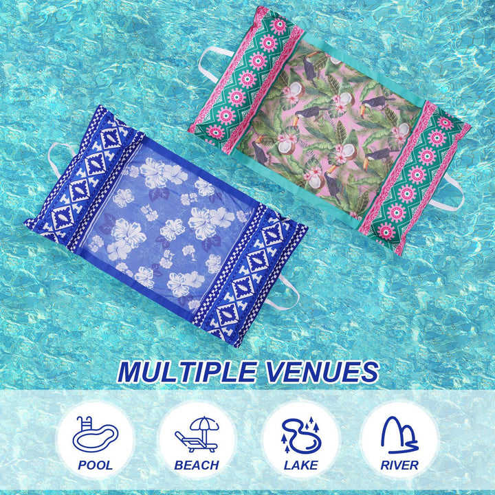 Ladies Inflatable Relaxation Lounge with Colorful Plant Pattern Kalsten