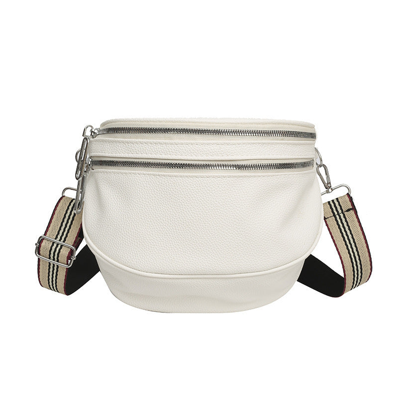 WoChic Dual-Zipper Crossbody Bag Kalsten