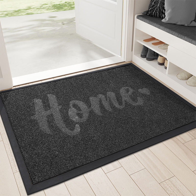 Textured Doormat with Inspirational Message Kalsten