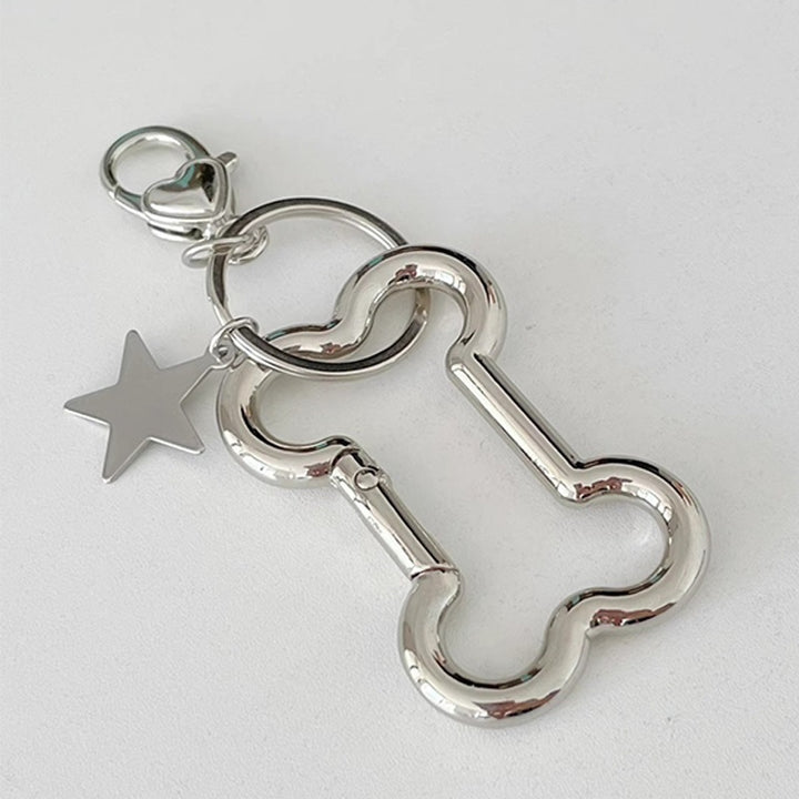 Keychain with stylish design and star pendant Kalsten