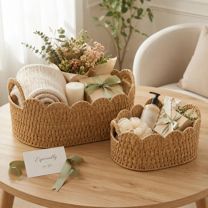 Decorative Woven Storage Basket Kalsten