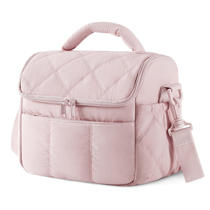 Quilted Insulated Lunch Bag