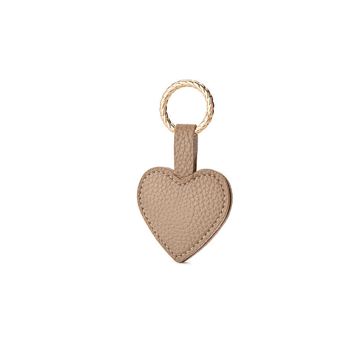 Heart-Shaped Leather Keychain Kalsten