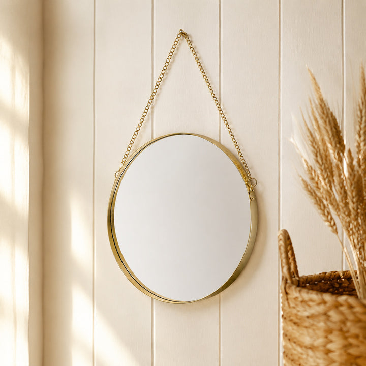 Hanging Round Wall Mirror