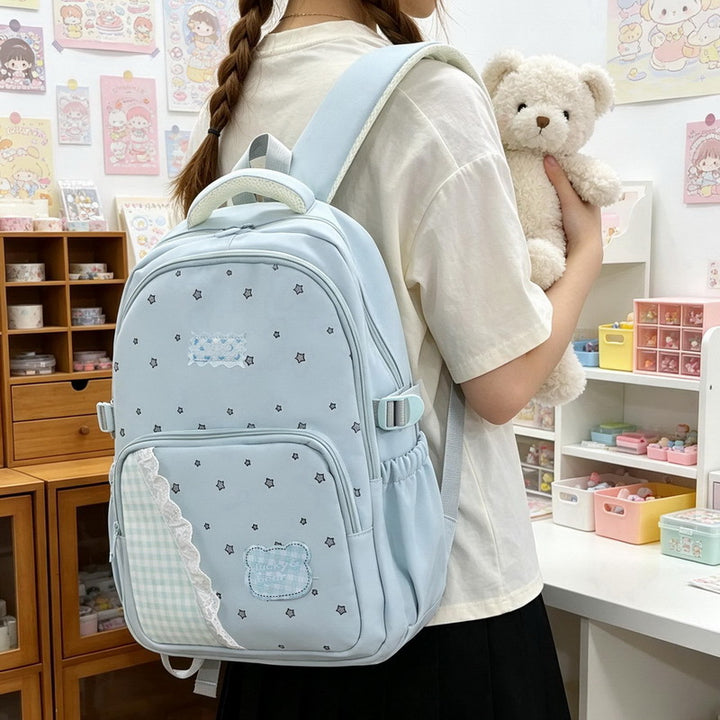 Fun-Patterned Lightweight Backpack Kalsten