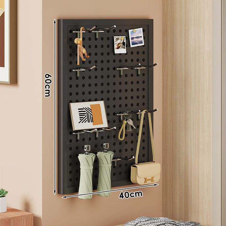 S-Shaped Offset Pegboard Utility Hooks with Support Post