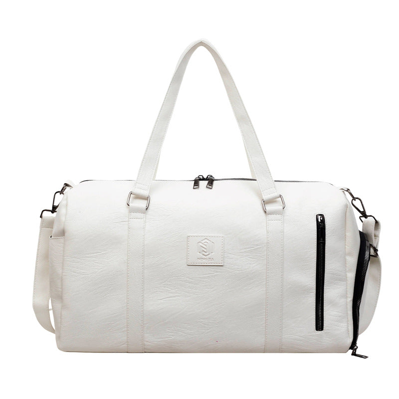 Premium Leather Travel Duffel