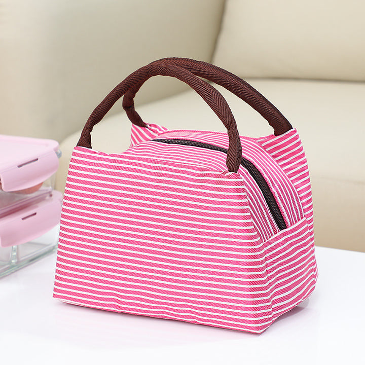 Insulated Striped Lunch Bag Kalsten