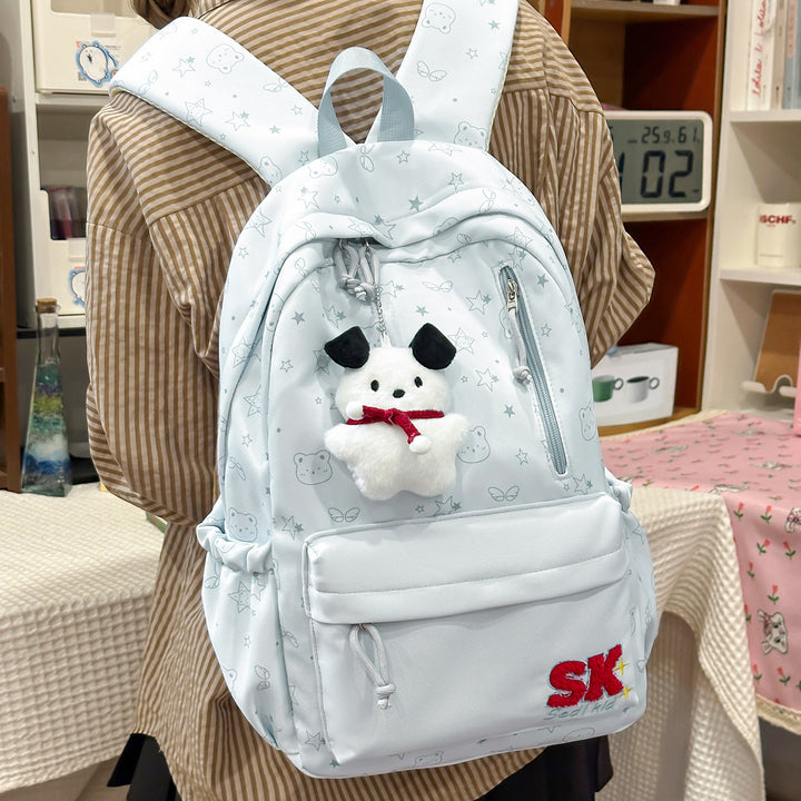 Illustrated Character-Themed Backpack Kalsten