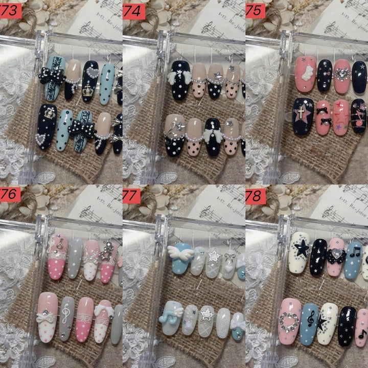 Thematic Artistic Press-On Nail Set