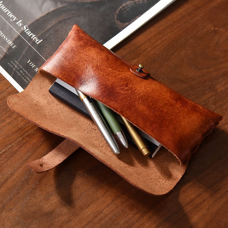 Premium Leather Pen Case