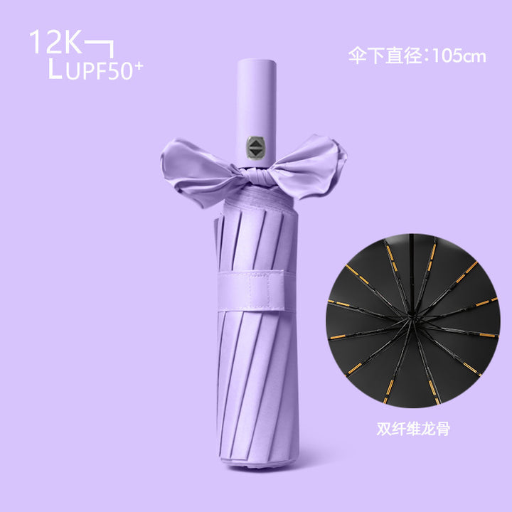 Women's compact and wind-resistant umbrella with UV protection technology Kalsten
