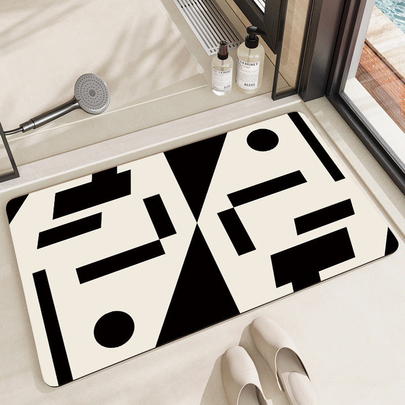 Decorative Bathroom Mat Kalsten