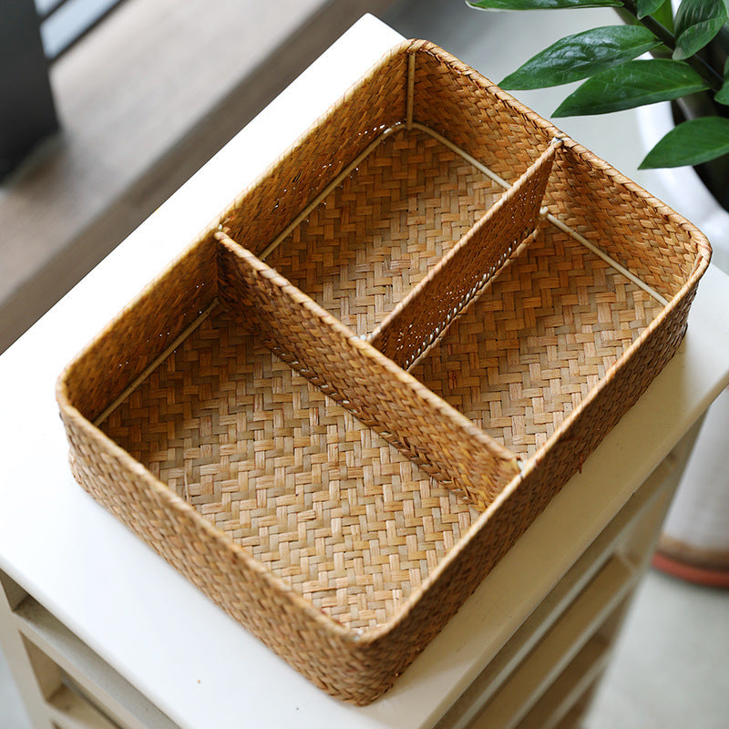Unisex Practical Storage Basket with Three Compartments Kalsten