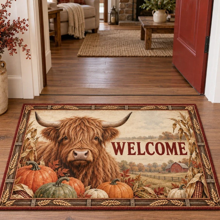 Floral Welcoming Door Mat Kalsten