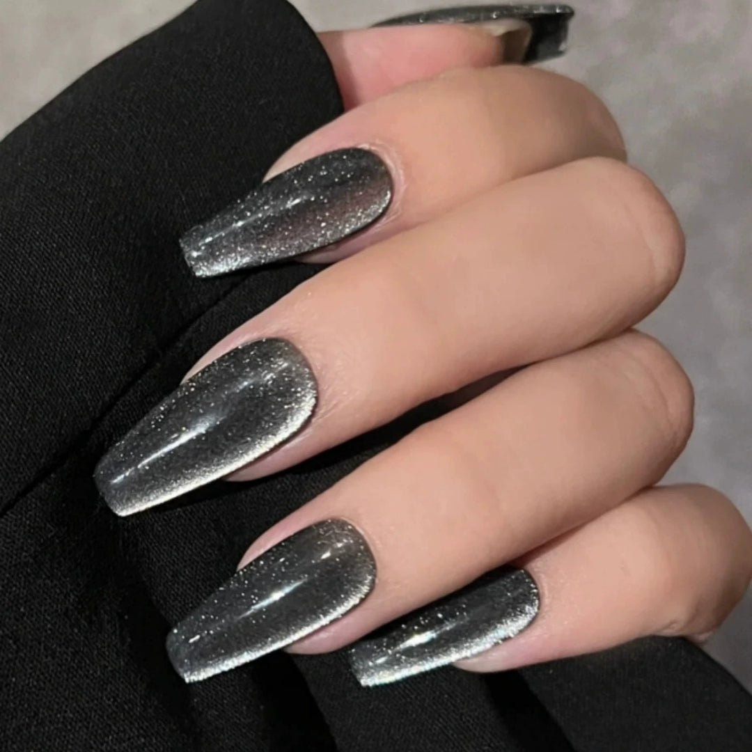 Glamorous Glossy Press-On Nail Extensions Kalsten