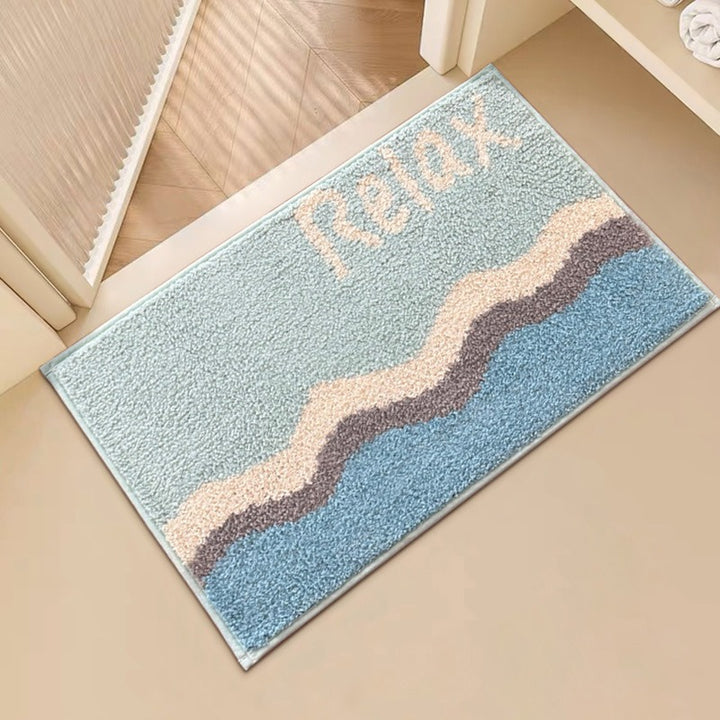 Whale-Themed Cozy Bath Mat Kalsten
