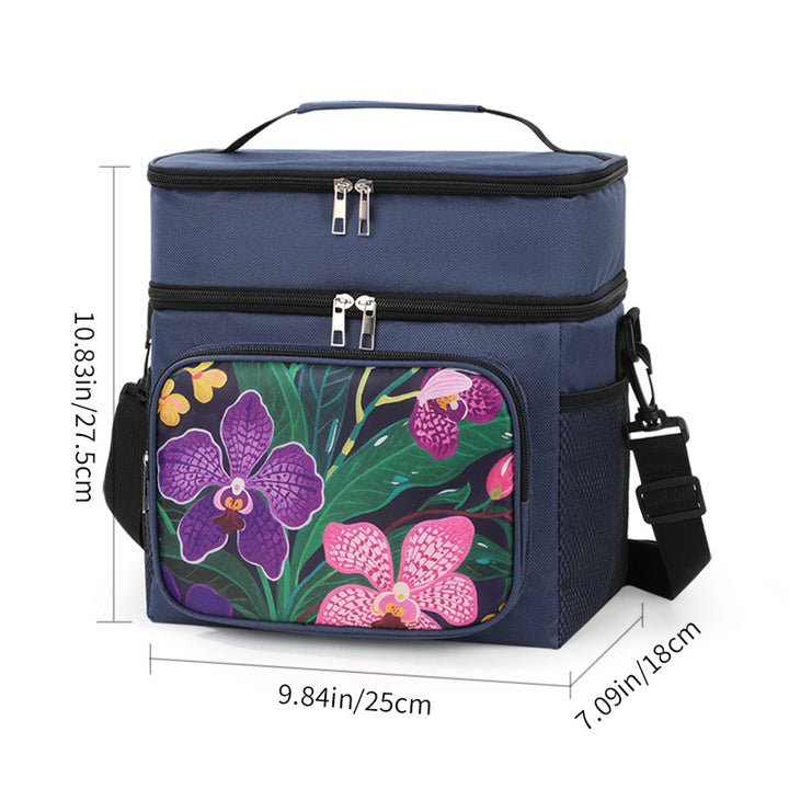 Insulated Floral Lunch Cooler Bag Kalsten