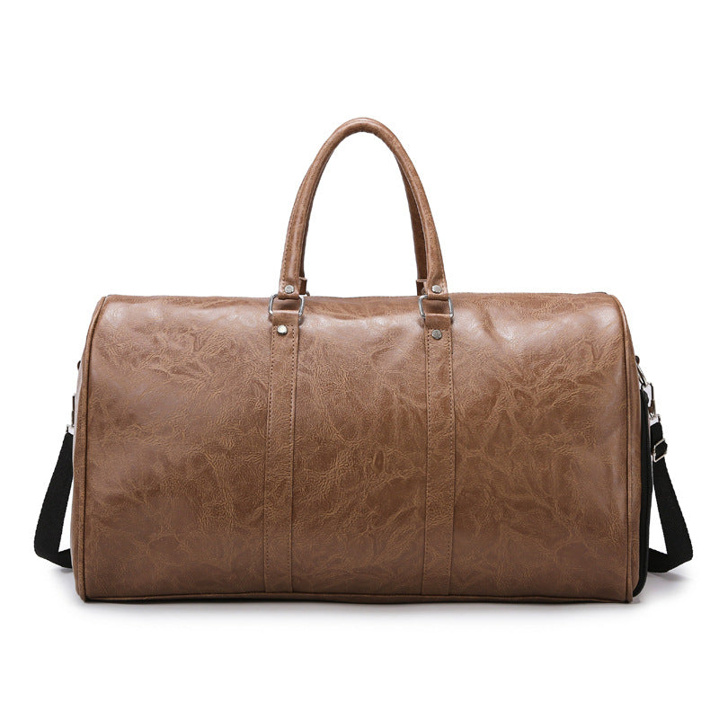 Vintage Leather Weekend Duffle Bag Kalsten