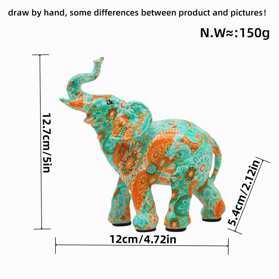 Artistically designed elephant figure Kalsten