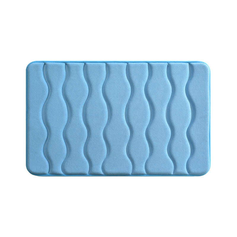 Soft Wave Design Bathroom Mat Kalsten