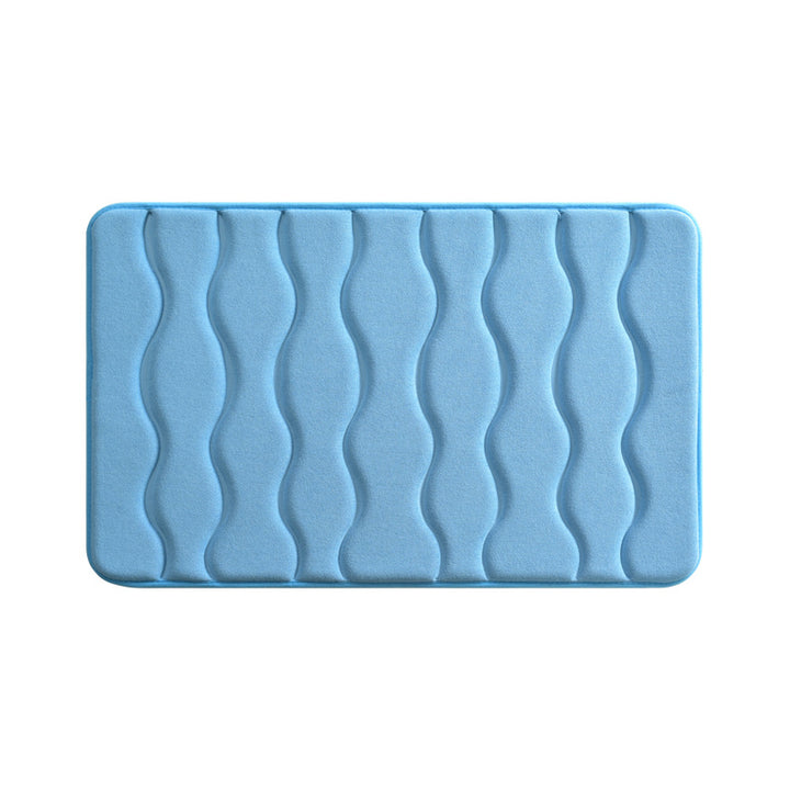 Soft Wave Design Bathroom Mat Kalsten
