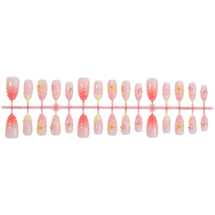 Creative nail art set with delicate flower and decorative elements Kalsten