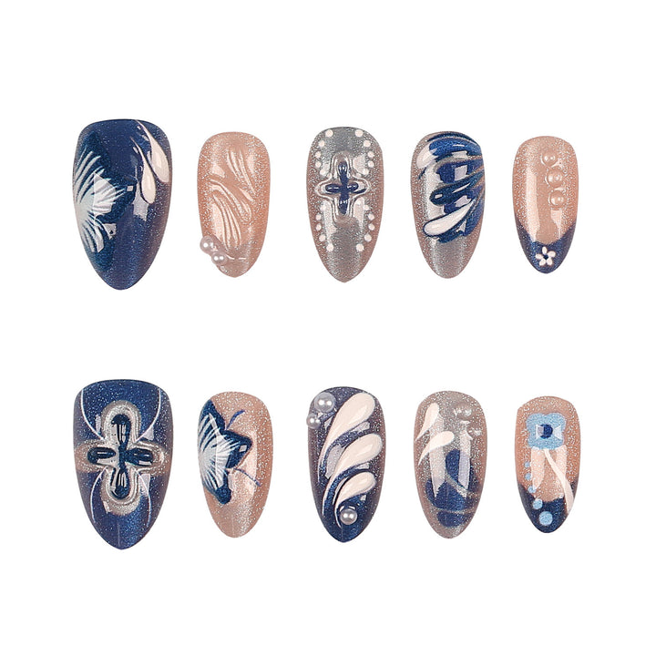 Artistic Marble Nail Art Set