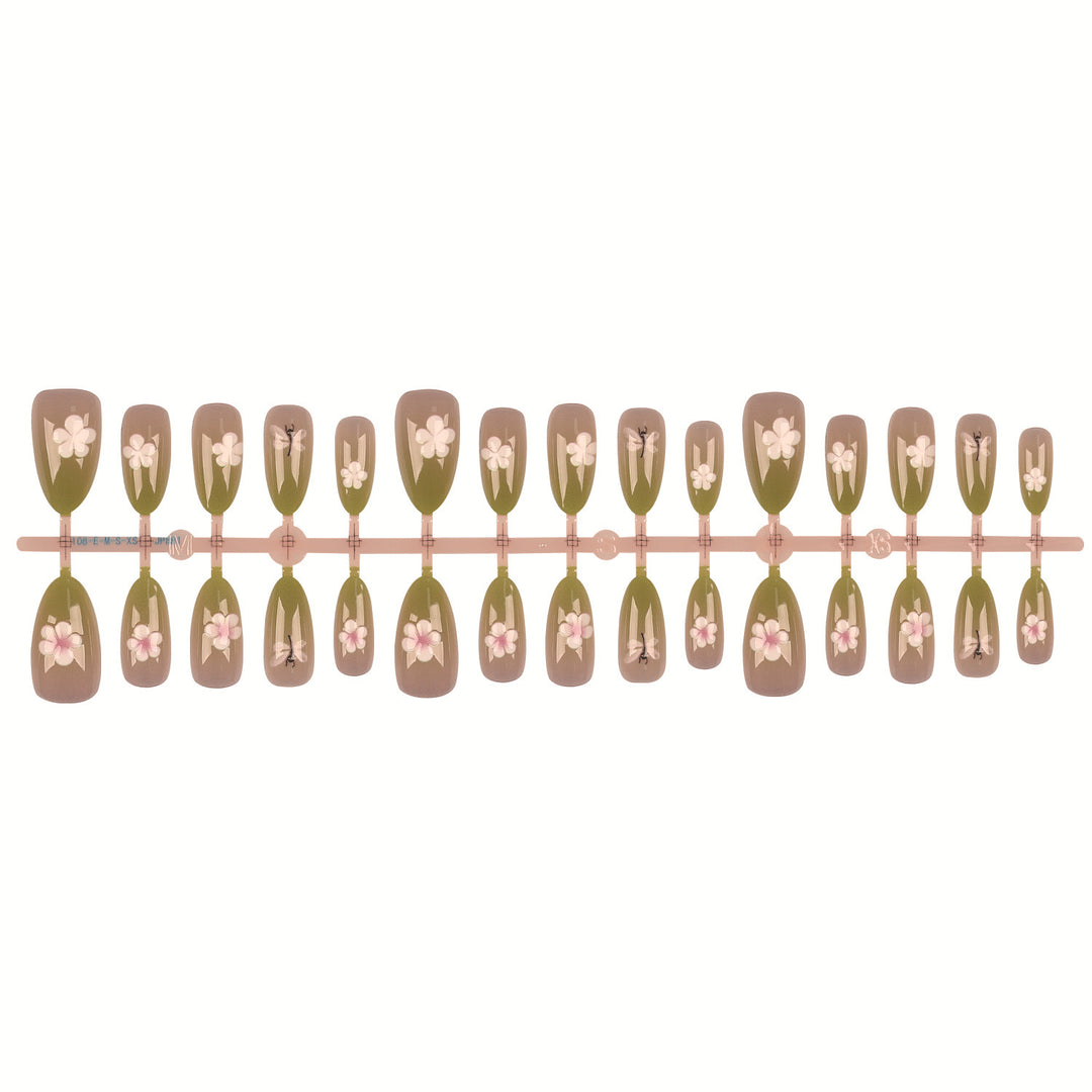 Botanical Art Press-On Nails