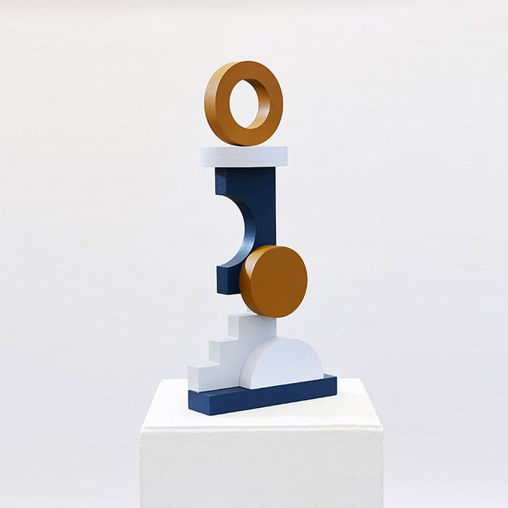 Abstract Decorative Ribbon Sculpture