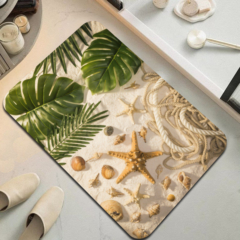 Coastal-Themed Decorative Mat