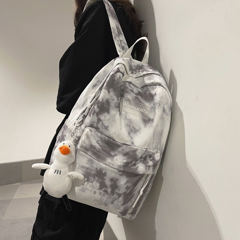 Cloud-Patterned Casual Backpack Kalsten