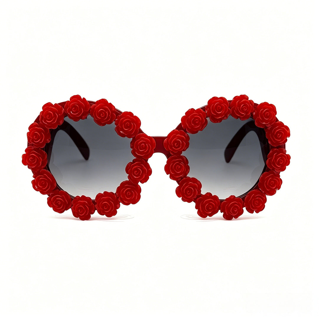 Ladies Designer Sunglasses with Floral Accents Kalsten