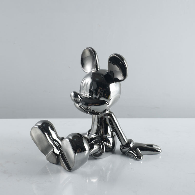 Artistic Chrome Figurine