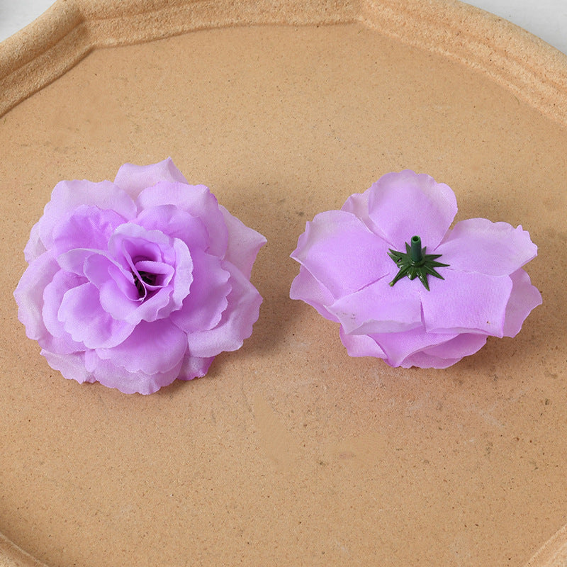 Elegant Fabric Flower Hair Clips