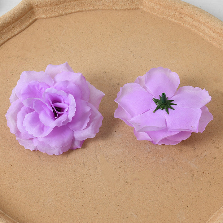 Elegant Fabric Flower Hair Clips