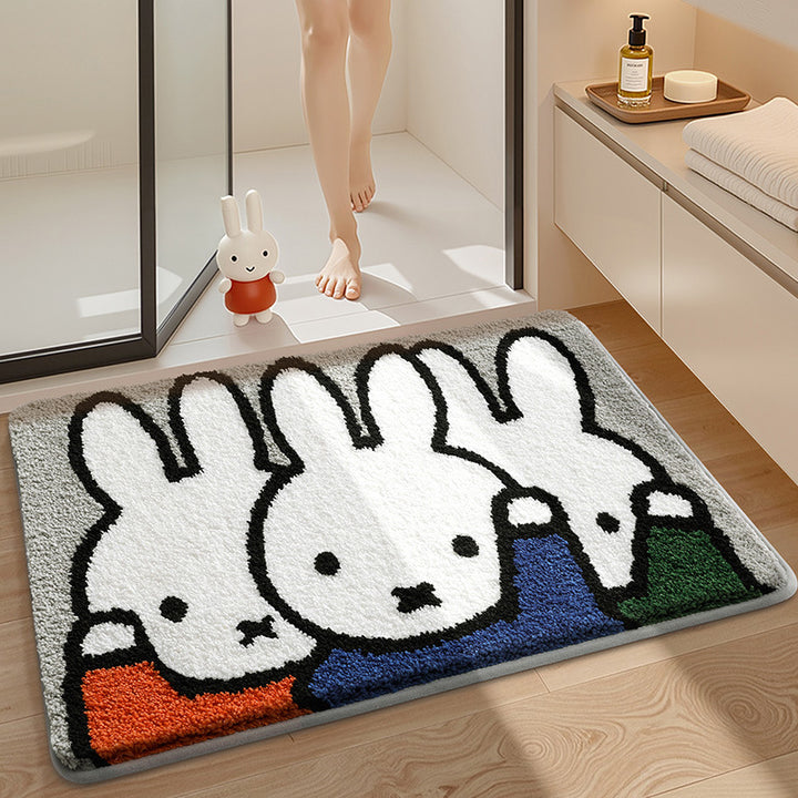 Cute Cartoon Bunny Bath Mat Kalsten