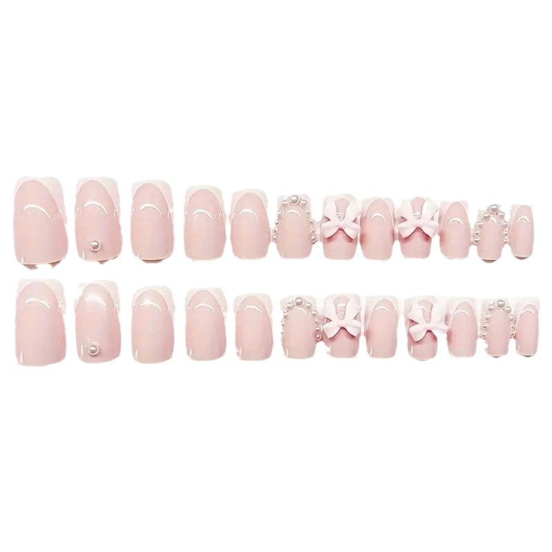 Floral Embellished Acrylic Nail Art Set Kalsten