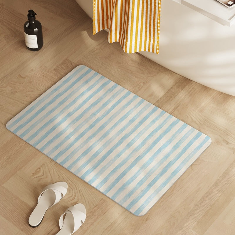 Stylish Striped Bath Mat