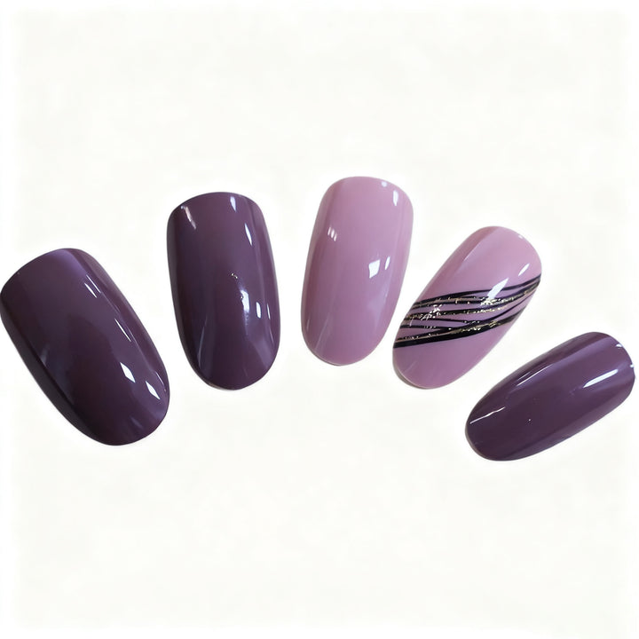 Elegant Almond Nail Art Kalsten