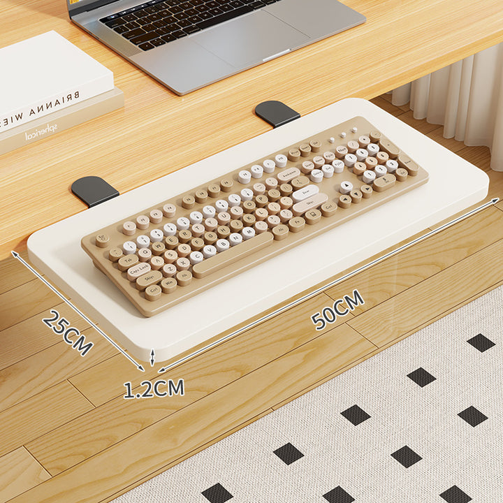 Clip-On Bamboo Folding Cup and Snack Side Table with Adjustable Swivel Clamp