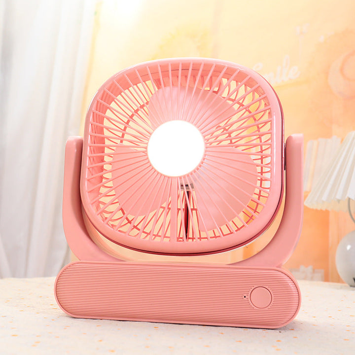 Women Portable Fan with Integrated LED Light Kalsten