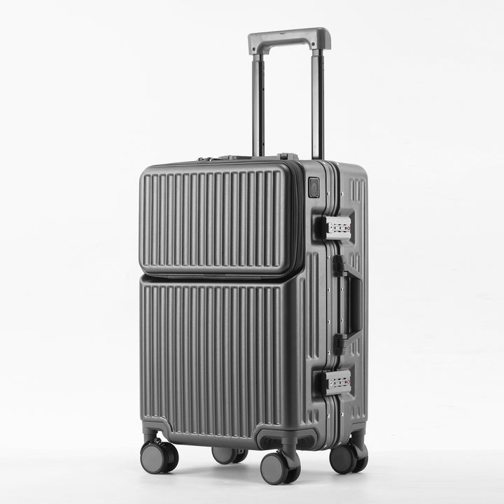 Stylish Multi-Compartment Hard-Shell Travel Suitcase