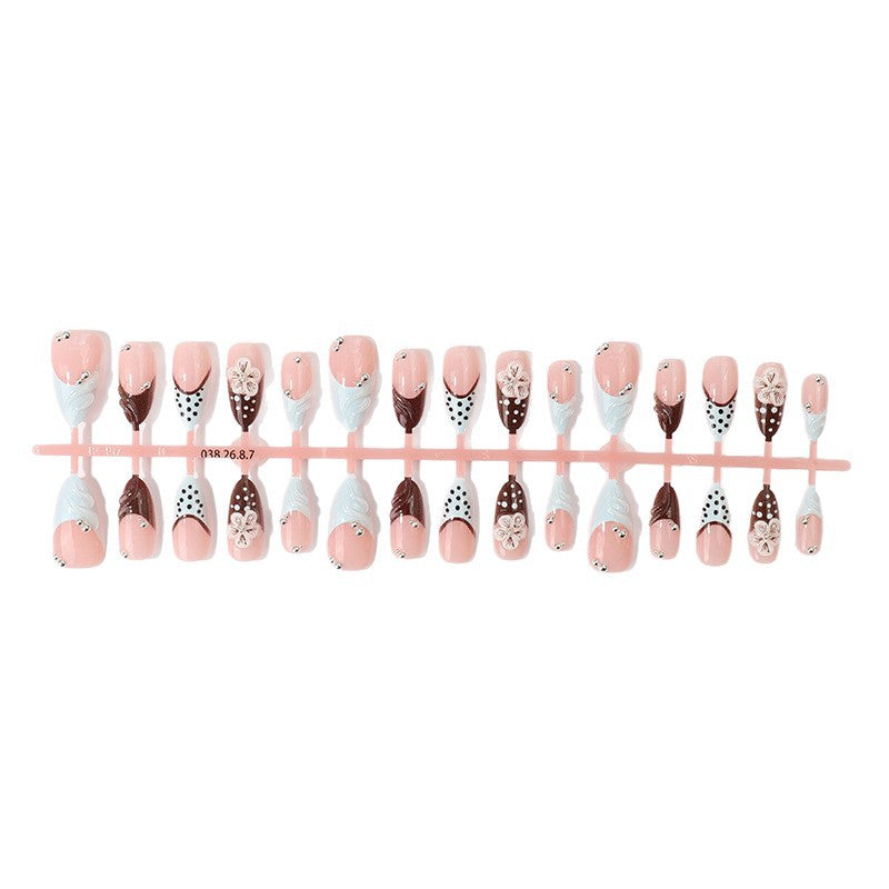 Artistic Acrylic Press-On Nail Design Kalsten