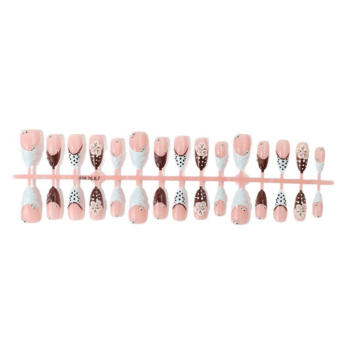 Artistic Acrylic Press-On Nail Design Kalsten