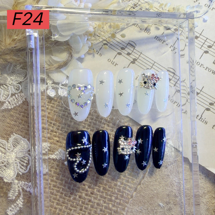 Decorative Press-On Nail Art Set 1790731572