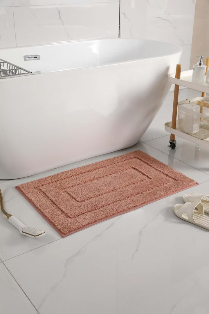 Plush Rectangular Bath Mat Kalsten