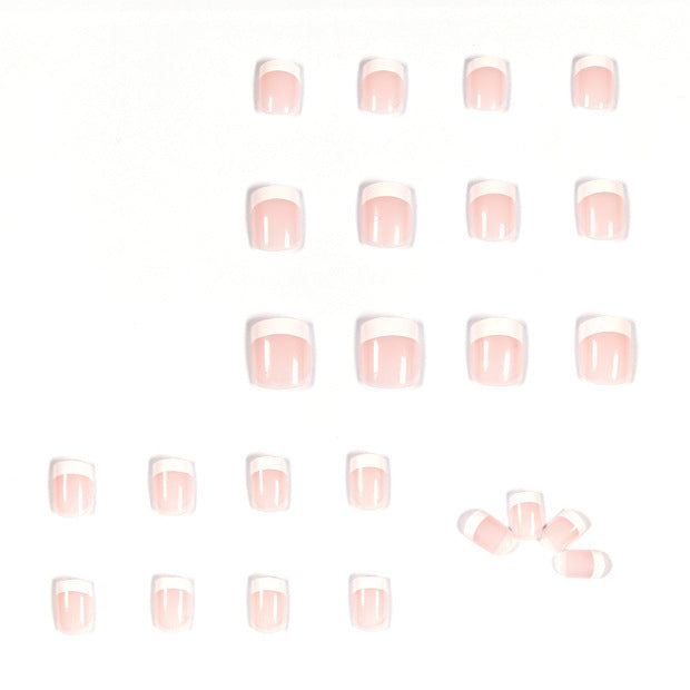 Elegant French Tip Nail Art Set Kalsten